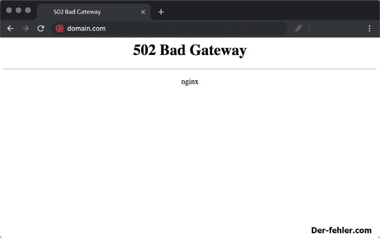 So Beheben Sie Einen 502 Bad Gateway – Best Wahl